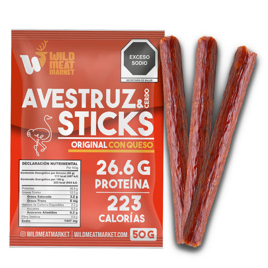 Avestruz stick Original con Queso