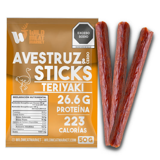 Avestruz Sticks Teriyaki