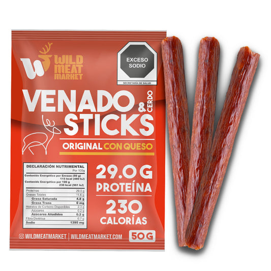 Venado Sticks Original con Queso